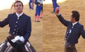 Pablo Ramos, rejoneador segedano.